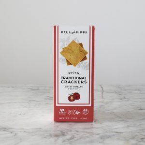 Crackers veganas artesanas de tomate